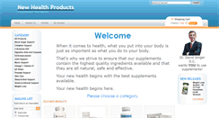 Desktop Screenshot of newhealthvitamins.com